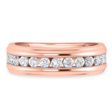 Photo of Stella 7/8 ct tw. Lab Grown Diamonds Mens Band 10K Rose Gold [BT1666RM]