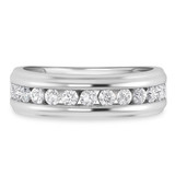 Photo of Stella 7/8 ct tw. Lab Grown Diamonds Mens Band 14K White Gold [BT1666WM]