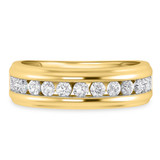 Photo of Stella 1 1/6 ct tw. Lab Grown Diamond Wedding Band Set 14K Yellow Gold [BT1666YM]