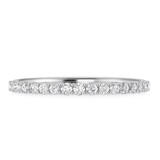 Photo of Stella 1/2 ct tw. Lab Grown Diamond Same Sex Ladies Band Set 10K White Gold [BT1666WL]