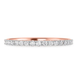 Photo of Stella 1 1/6 ct tw. Lab Grown Diamond Wedding Band Set 10K Rose Gold [BT1666RL]