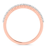 Photo of Stella 1 1/6 ct tw. Lab Grown Diamond Wedding Band Set 10K Rose Gold [BT1666RL]