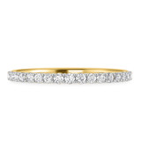 Photo of Stella 1/2 ct tw. Lab Grown Diamond Same Sex Ladies Band Set 10K Yellow Gold [BT1666YL]