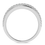 Photo of Faye 1 1/2 ct tw. Lab Grown Diamond Wedding Band Set 14K White Gold [BT1675WM]