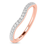 Photo of Dorah 1/6 ct tw. Lab Grown Diamond Ladies Band 14K Rose Gold [BT1667RL]