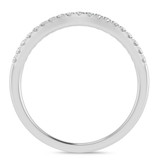 Photo of Dorah 1/6 ct tw. Lab Grown Diamond Ladies Band 10K White Gold [BT1667WL]