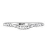 Photo of Dorah 1/3 ct tw. Lab Grown Diamond Same Sex Ladies Band Set 10K White Gold [BT1667WL]