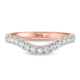 Photo of Faye 1/2 ct tw. Lab Grown Diamond Ladies Band 14K Rose Gold [BT1675RL]