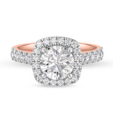 Photo of Faye 4 1/4 ct tw. Lab Grown Diamond Round Solitaire Trio Set 10K Rose Gold [BT1675RE-L195]