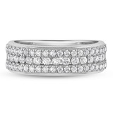 Photo of Faye 2 ct tw. Lab Grown Diamond Same Sex Mens Band Set 10K White Gold [BT1675WM]
