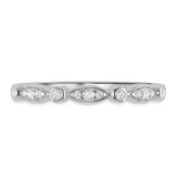 Photo of Effie 1/3 ct tw. Lab Grown Diamond Same Sex Ladies Band Set 10K White Gold [BT1662WL]