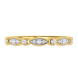 Photo of Effie 1/3 ct tw. Lab Grown Diamond Same Sex Ladies Band Set 10K Yellow Gold [BT1662YL]