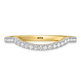 Photo of Poul 1/3 ct tw. Lab Grown Diamond Same Sex Ladies Band Set 14K Yellow Gold [BT1670YL]