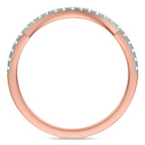 Photo of Poul 1/6 ct tw. Lab Grown Diamond Ladies Band 10K Rose Gold [BT1670RL]