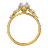 Photo of Poul 1 1/2 ct tw. Lab Grown Diamond Round Solitaire Trio Set 10K Yellow Gold [BT1670YE-L060]