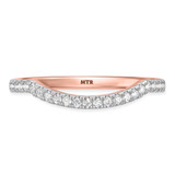 Photo of Poul 1 1/6 ct tw. Lab Grown Diamond Round Solitaire Bridal Set 10K Rose Gold [BT1670RL]