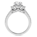Photo of Ergo 3 1/5 ct tw. Lab Grown Diamond Oval Solitaire Engagement Ring 14K White Gold [BT1684WE-I195]