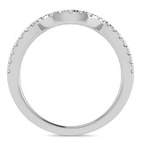 Photo of Ergo 4 ct tw. Lab Grown Diamond Oval Solitaire Trio Set 10K White Gold [BT1684WL]