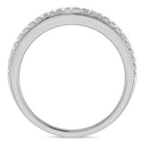 Photo of Ergo 4 ct tw. Lab Grown Diamond Oval Solitaire Trio Set 10K White Gold [BT1684WM]