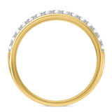 Photo of Evie 1/2 ct tw. Lab Grown Diamonds Mens Band 14K Yellow Gold [BT1673YM]