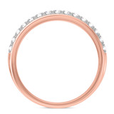 Photo of Evie 7/8 ct tw. Lab Grown Diamond Wedding Band Set 14K Rose Gold [BT1673RM]