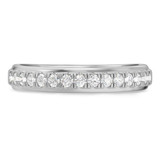 Photo of Evie 7/8 ct tw. Lab Grown Diamond Wedding Band Set 10K White Gold [BT1673WM]