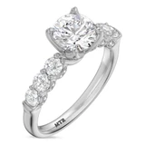 Photo of Clarus 2 1/2 ct tw. Lab Grown Diamond Round Solitaire Engagement Ring 14K White Gold [BT1660WE-L145]