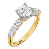 Photo of Clarus 2 1/2 ct tw. Lab Grown Diamond Round Solitaire Engagement Ring 10K Yellow Gold [BT1660YE-L145]