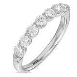 Photo of Clarus 1 3/8 ct tw. Lab Grown Diamond Wedding Band Set 14K White Gold [BT1660WL]