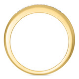 Photo of Clarus 4 ct tw. Lab Grown Diamond Round Solitaire Trio Set 10K Yellow Gold [BT1660YM]