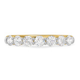Photo of Clarus 1 7/8 ct tw. Lab Grown Diamond Same Sex Ladies Band Set 10K Yellow Gold [BT1660YL]