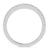 Photo of Daisy 2/3 ct tw. Lab Grown Diamond Same Sex Ladies Band Set 14K White Gold [BT1659WL]