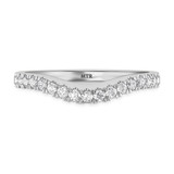 Photo of Daisy 1/3 ct tw. Lab Grown Diamond Ladies Band 14K White Gold [BT1659WL]