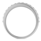 Photo of Eden 3/4 ct tw. Lab Grown Diamonds Mens Band 14K White Solid Gold [BT1664WM]