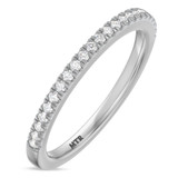 Photo of Eden 1/4 ct tw. Lab Grown Diamond Wedding Band Set 14K White Gold [BT1664WL]