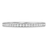 Photo of Eden 1/3 ct tw. Lab Grown Diamond Same Sex Ladies Band Set 14K White Solid Gold [BT1664WL]