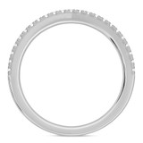 Photo of Eden 1/5 ct tw. Lab Grown Diamond Ladies Band 14K White Solid Gold [BT1664WL]