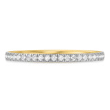 Photo of Eden 1/3 ct tw. Lab Grown Diamond Same Sex Ladies Band Set 10K Yellow Solid Gold [BT1664YL]