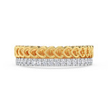 Photo of Santiago 1/4 ct tw. Lab Grown Diamond Ladies Band 10K Yellow Gold [BT1964YL]