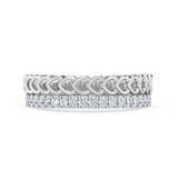 Photo of Santiago 1/4 ct tw. Lab Grown Diamond Ladies Band 14K White Gold [BT1964WL]