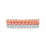 Photo of Santiago 1/4 ct tw. Lab Grown Diamond Ladies Band 10K Rose Gold [BT1964RL]