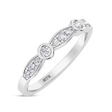 Photo of Angel 1/4 ct tw. Lab Grown Diamond Ladies Band 10K White Gold [BT1965WL]