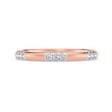 Photo of Jose 1/10 ct tw. Lab Grown Diamond Ladies Band 10K Rose Gold [BT1966RL]