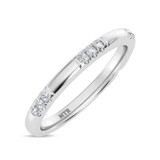 Photo of Jose 1/10 ct tw. Lab Grown Diamond Ladies Band 10K White Gold [BT1966WL]