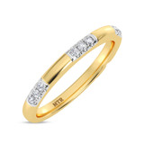 Photo of Jose 1/10 ct tw. Lab Grown Diamond Ladies Band 14K Yellow Gold [BT1966YL]