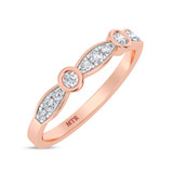 Photo of Angel 1/4 ct tw. Lab Grown Diamond Ladies Band 14K Rose Gold [BT1965RL]