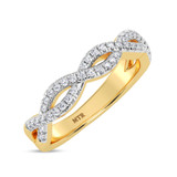Photo of Luis 1/4 ct tw. Lab Grown Diamond Ladies Band 10K Yellow Gold [BT1967YL]