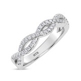 Photo of Luis 1/4 ct tw. Lab Grown Diamond Ladies Band 10K White Gold [BT1967WL]