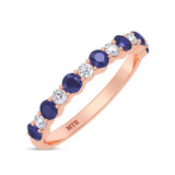 Photo of Maria 1/5 ct tw. Lab Grown Diamond Ladies Band 14K Rose Gold [BT1972RL]