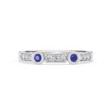 Photo of Purvi 1/8 ct tw. Lab Grown Diamond Ladies Band 10K White Gold [BT1969WL]
